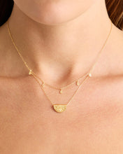 Load image into Gallery viewer, By Charlotte Blessed Lotus Gold Necklace
