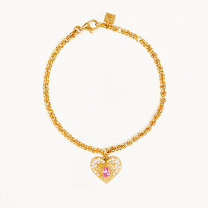 By Charlotte Connect With Your Heart Bracelet