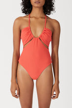 Load image into Gallery viewer, Zulu &amp; Zephyr Chilli Halter One Piece
