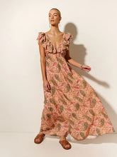 Load image into Gallery viewer, Kivari Isha Ruffle Maxi Dress
