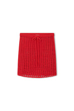 Load image into Gallery viewer, Zulu &amp; Zephyr Chilli Cotton Crochet Skirt
