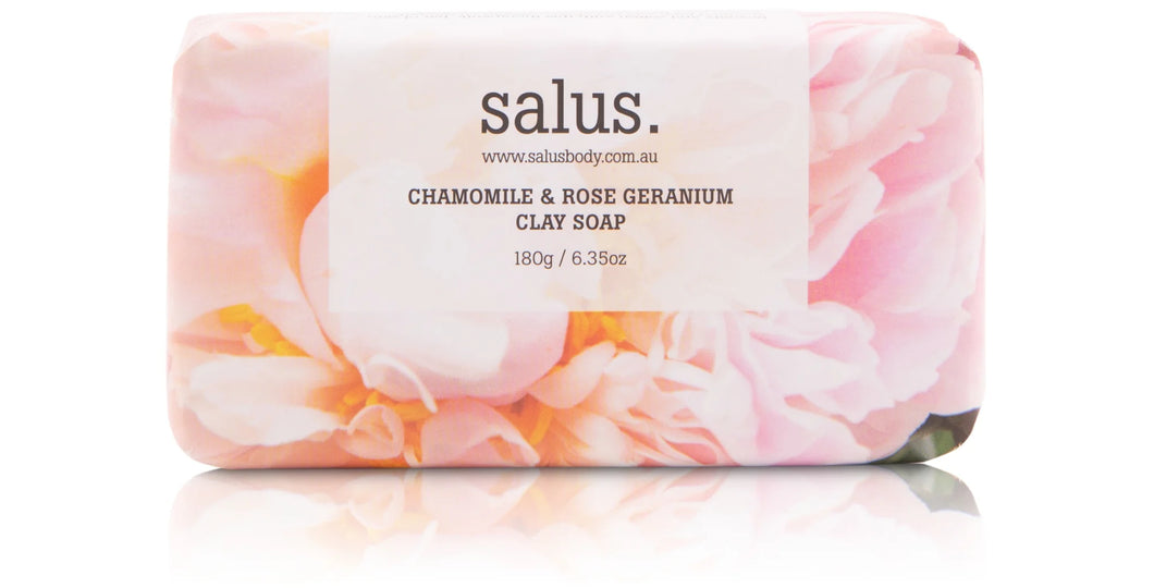 Salus Camomile & Rose Geranium Clay Soap