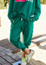 Load image into Gallery viewer, Hammill &amp; Co Winter Vibes Emerald Track Pant
