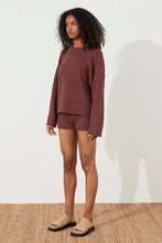 Load image into Gallery viewer, Zulu &amp; Zephyr Plum Boucle Knit Jumper
