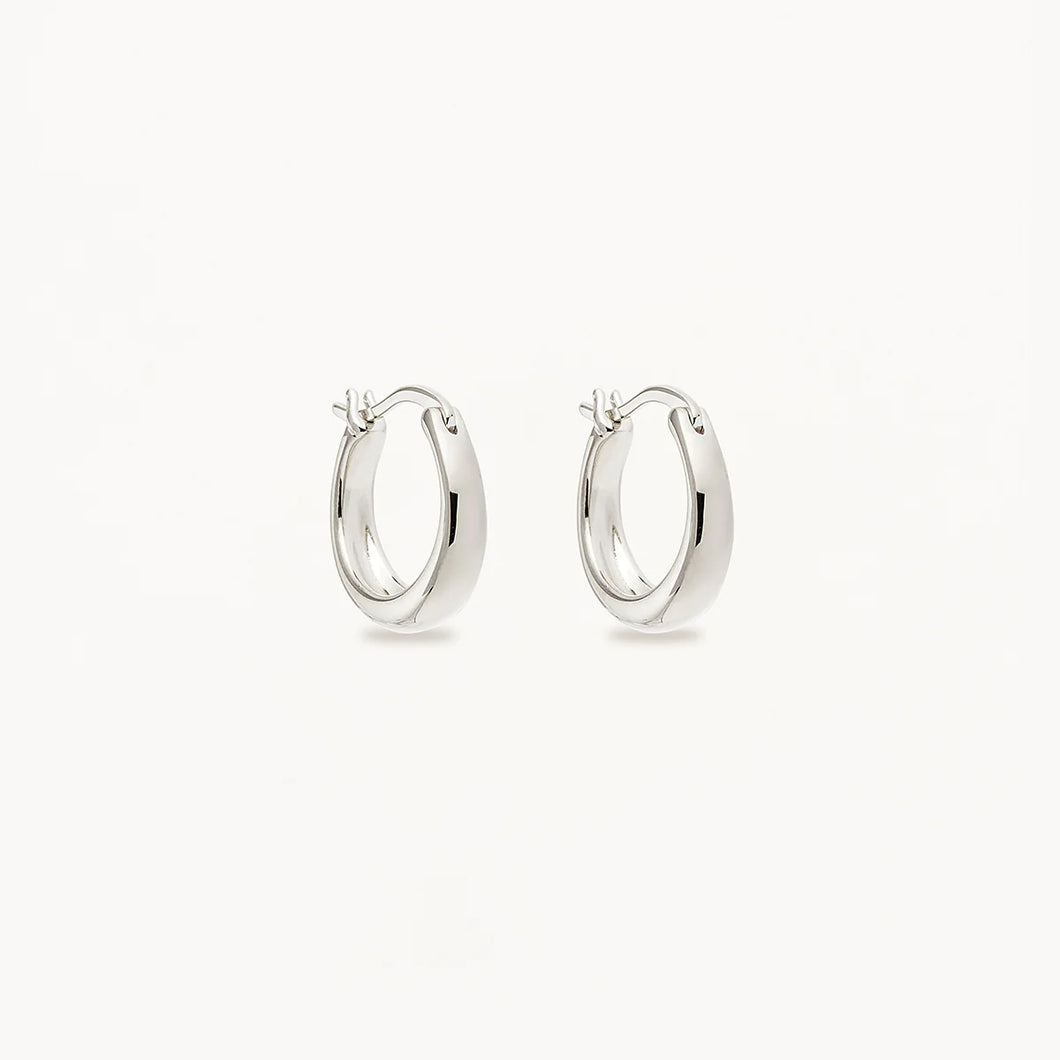 By Charlotte Infinite Horizon Small Hoops Silver