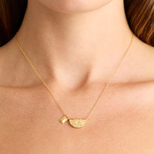 Load image into Gallery viewer, By Charlotte Lotus &amp; Little Buddha Necklace Gold
