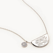 Load image into Gallery viewer, By Charlotte Lucky Lotus Necklace Silver
