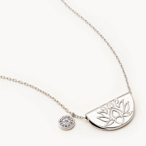 By Charlotte Lucky Lotus Necklace Silver
