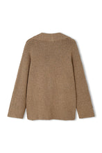 Load image into Gallery viewer, Zulu &amp; Zephyr Almond Cotton Blend Knit Cardigan
