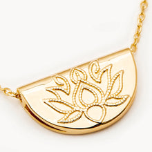 Load image into Gallery viewer, By Charlotte Lotus Short Necklace Gold
