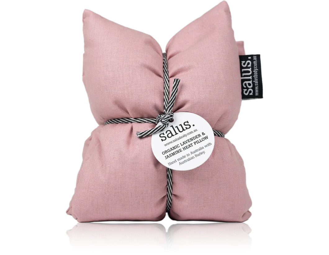 Salus Dusty Rose Organic Lavender & Jasmine Heat Pillow