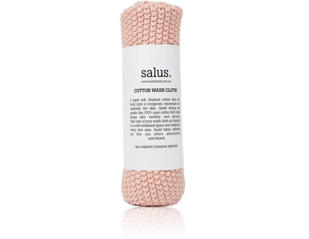 Salus Cotton Wash Cloth Pink
